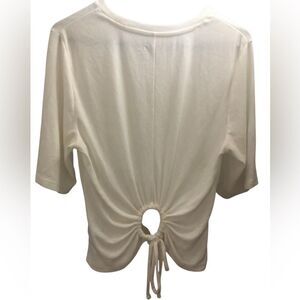 GAP Cream Short Sleeve Women's Top